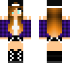 purple tomboy girl