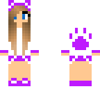 purple wolf girl