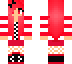 red cute girl