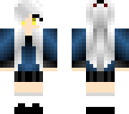 white haired girl