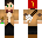 11th doctor with fez and sonic screwdriver and mop