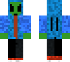 alien with hoodie