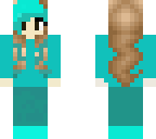 aqua-blue girl