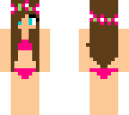 bikini flower girl