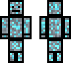 block skin witch bleu dots