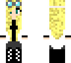 blonde scientist girl