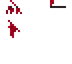 bloody masked person