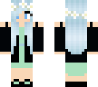 blue and green