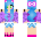 blue girl
