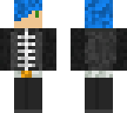 blue hair boy