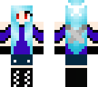 blue haired warrior
