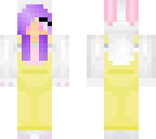 bunny with overalls