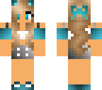 cute blue bow girl
