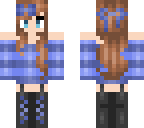 cute blue girl
