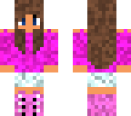 cute minecraft girl brown hair