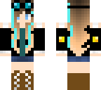 dantdm girl with highlights