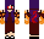 demon girl with party dress