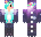 dino galaxy girl remake of mine
