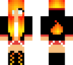 fire hair girl
