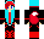 fixed red and blue wolf