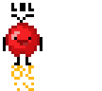 flying apple man