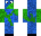 green blue monster