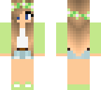 green girl -cute