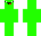 green w face