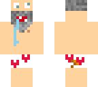 old man in underwear