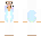 pastel tail girl in a sheep onesie