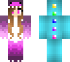 pink and blue dinosuar