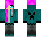pink hair girl