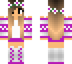 pinky-purple flower girl