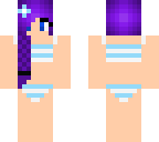 purple bikini