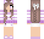 purple cat girl