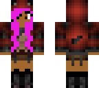 purple hair foxy girl