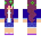 purple hair girl