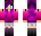 purple hair girl