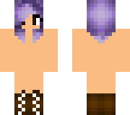 purple haired girl