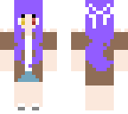 purple haired girl