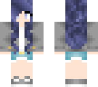 purple haired girl