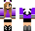 purple panda in stylee