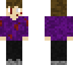 purple shirt