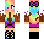 rainbow cake girl
