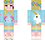 rainbow magical unicorn girl