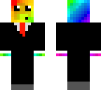 rainbow slime with tux