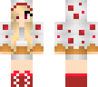 red cake girl