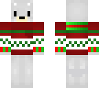 wintery polar bear