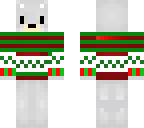 wintery polar bear