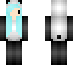 blue chibi panda